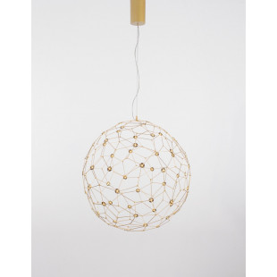Lampa Wisząca Kula Złota LED | Decolab24