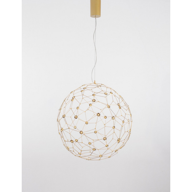 Lampa Wisząca Kula Złota LED | Decolab24
