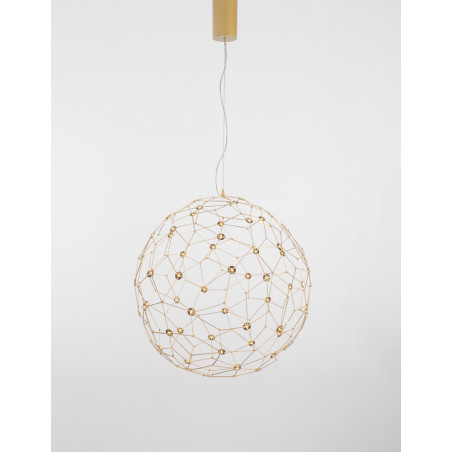Lampa Wisząca Kula Złota LED | Decolab24