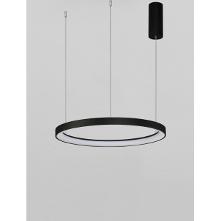 Lampa wisząca LED Benno | Nowoczesny design, 48cm, Czarna