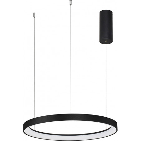 Lampa wisząca LED Benno | Nowoczesny design, 48cm, Czarna