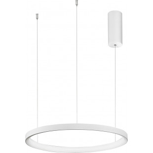 Lampa wisząca LED Benno | Nowoczesna, biała, ściemniana - Decolab24