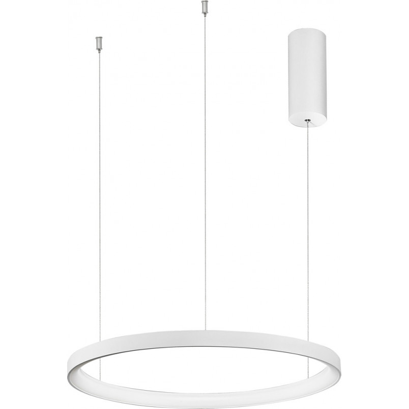 Lampa wisząca LED Benno | Nowoczesna, biała, ściemniana - Decolab24
