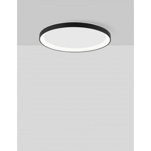 Plafon LED Benno | Czarny, 48cm | Nowoczesne Lampy