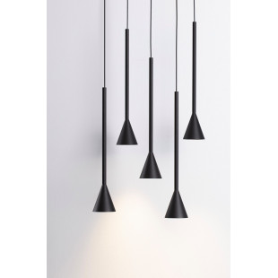 Lampa Loop LED 5 punktów czarna | Decolab24