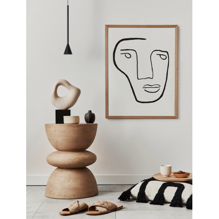 Lampa wisząca Loop LED czarna | Minimalistyczny design