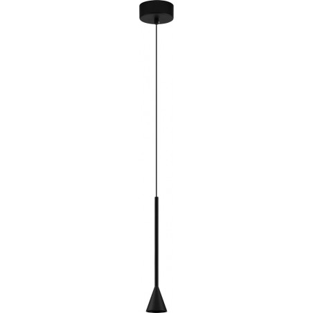 Lampa wisząca Loop LED czarna | Minimalistyczny design