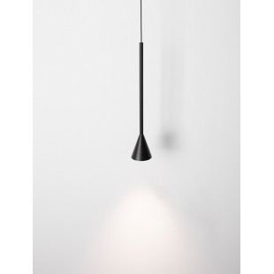 Lampa wisząca Loop LED czarna | Minimalistyczny design