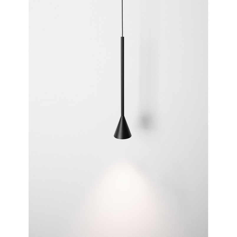 Lampa wisząca Loop LED czarna | Minimalistyczny design
