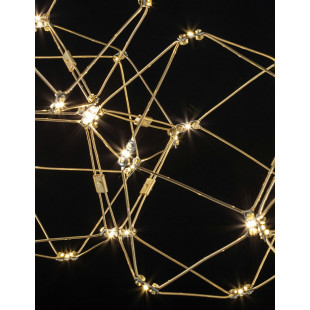 Lampa Wisząca Wento II LED Złota - Nowoczesny Design | Decolab24