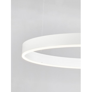 Lampa wisząca LED Gemma | Nowoczesna, biała, 80cm - Decolab24