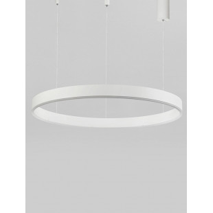 Lampa wisząca LED Gemma | Nowoczesna, biała, 80cm - Decolab24