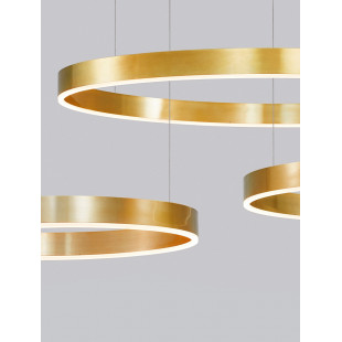 Lampa wisząca Gemma LED | Złota, nowoczesna | Decolab24