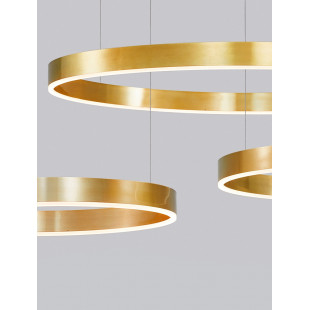 Lampa wisząca LED Gemma | Złota, nowoczesna | Decolab24
