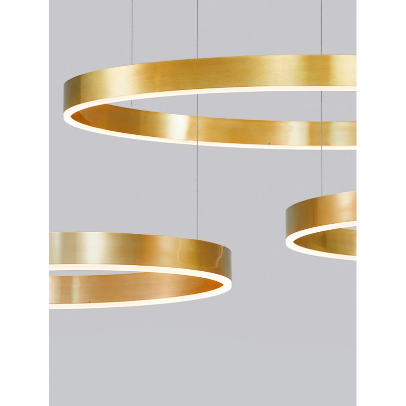 Lampa wisząca LED Gemma | Złota, nowoczesna | Decolab24