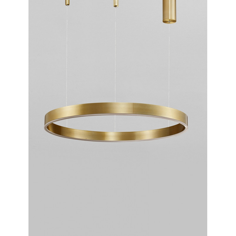 Lampa wisząca LED Gemma | Złota, nowoczesna | Decolab24