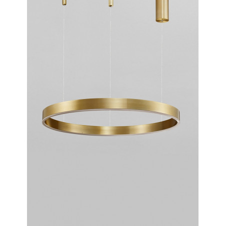 Lampa wisząca LED Gemma | Złota, nowoczesna | Decolab24