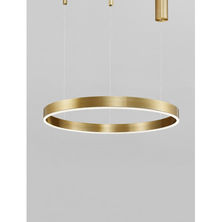 Lampa wisząca LED Gemma | Złota, nowoczesna | Decolab24