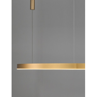 Lampa wisząca Gemma LED | Złota, nowoczesna | Decolab24