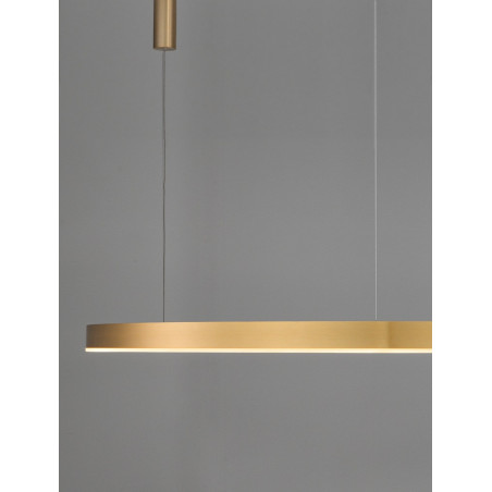 Lampa wisząca Gemma LED | Złota, nowoczesna | Decolab24