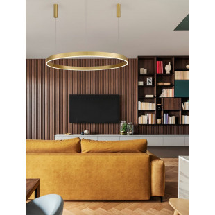 Lampa Wisząca Gemma LED Złota | Nowoczesny Design