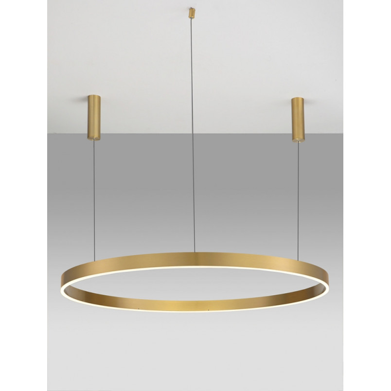 Lampa Wisząca Gemma LED Złota | Nowoczesny Design