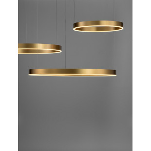 Lampa wisząca Gemma LED | Złota, nowoczesna | Decolab24