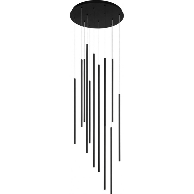 Lampa wisząca Simple LED czarna 50cm - Decolab24