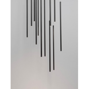 Lampa wisząca Simple LED czarna 50cm - Decolab24