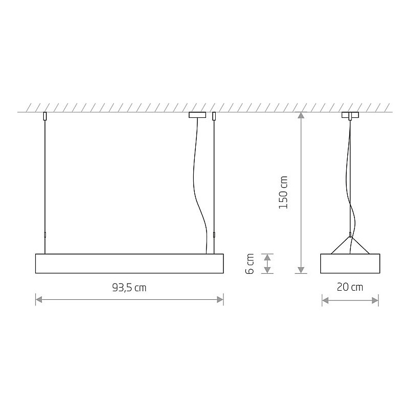 Lampa wisząca LED Soft - Nowodvorski | Minimalistyczny design