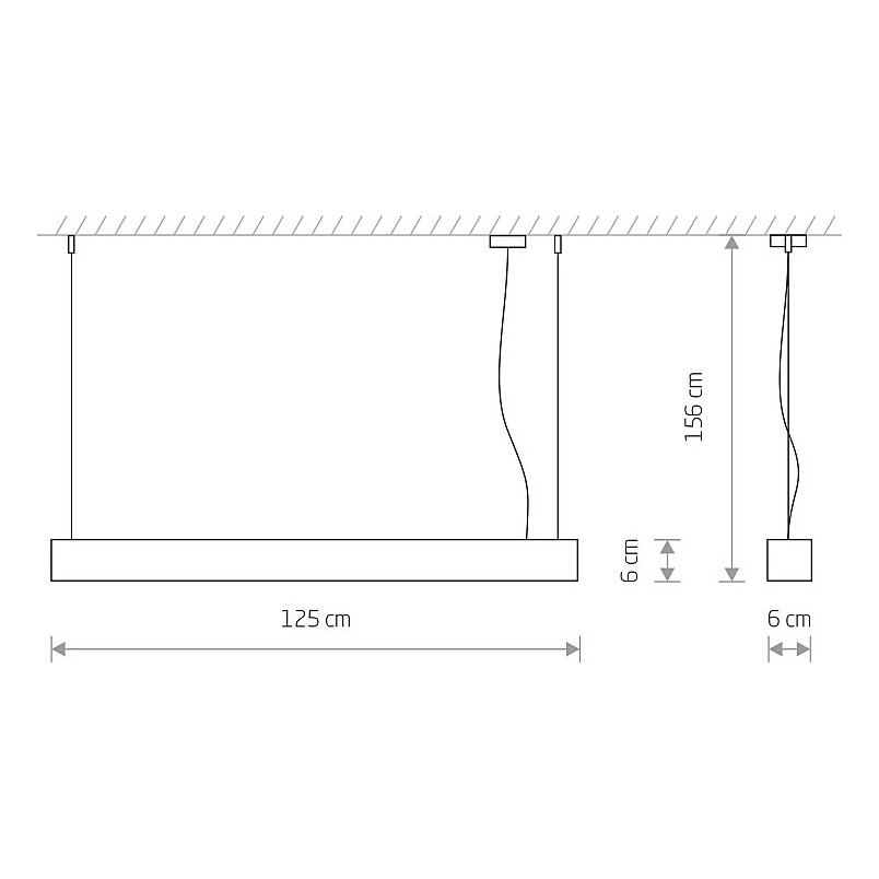 Lampa wisząca LED Soft | Nowodvorski | Minimalizm