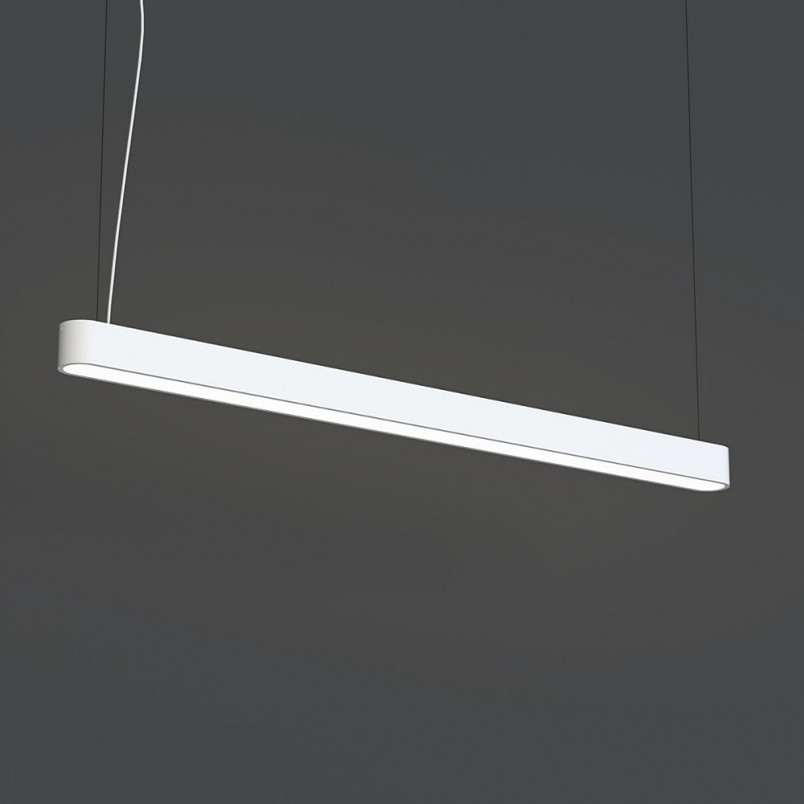 Lampa wisząca LED biała Nowodvorski - Minimalistyczny design