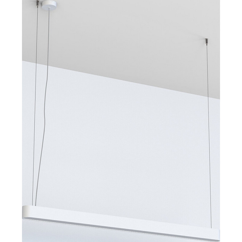 Lampa wisząca LED biała Nowodvorski - Minimalistyczny design