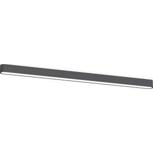 Plafon podłużny minimalistyczny Soft LED 120x6cm grafitowy Nowodvorski