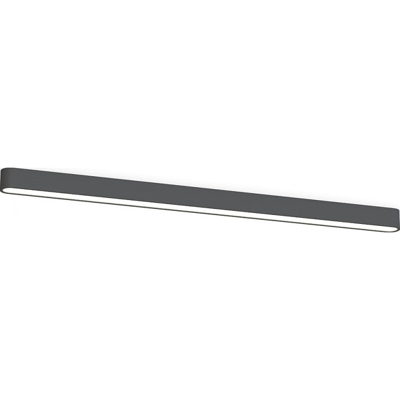 Plafon LED Soft 120x6cm grafitowy - Nowodvorski | Minimalistyczny