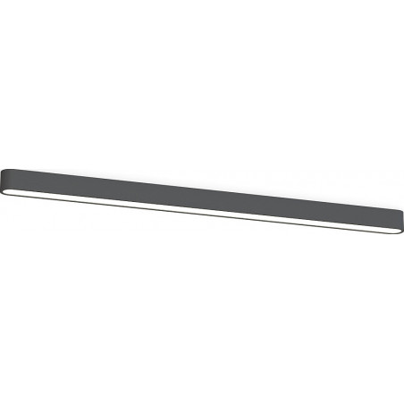 Plafon LED Soft 120x6cm grafitowy - Nowodvorski | Minimalistyczny