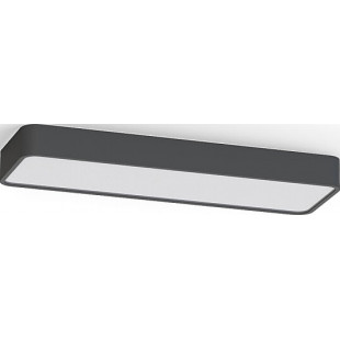 Plafon podłużny minimalistyczny Soft LED 60x20cm grafitowy Nowodvorski