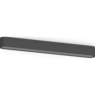 Plafon podłużny minimalistyczny Soft LED 60x6cm grafitowy Nowodvorski
