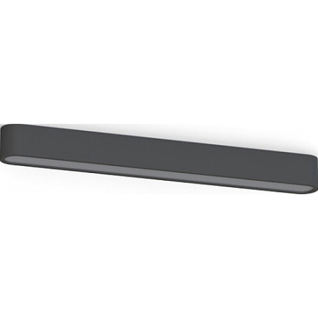 Plafon LED Soft 60x6cm Grafitowy | Nowodvorski