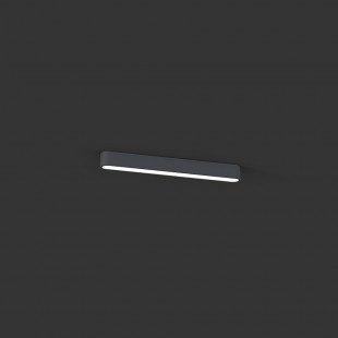 Plafon LED Soft 60x6cm Grafitowy | Nowodvorski