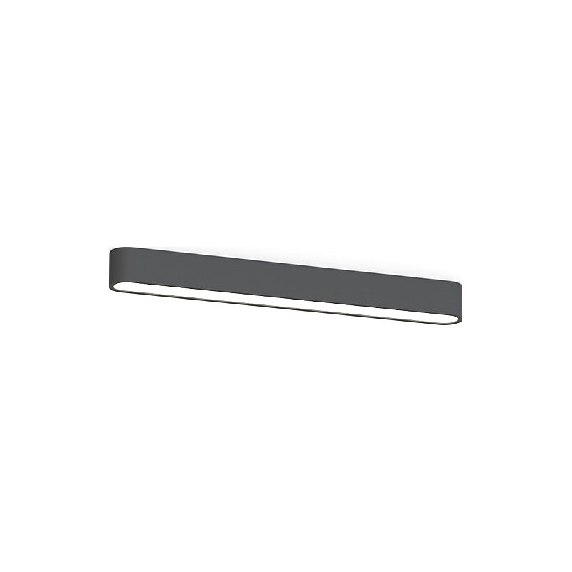 Plafon LED Soft 60x6cm Grafitowy | Nowodvorski