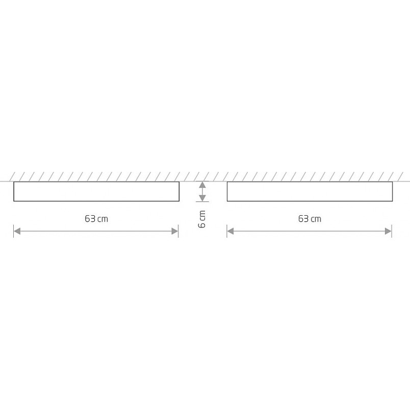 Plafon LED Soft 63x63cm grafitowy Nowodvorski | Minimalizm