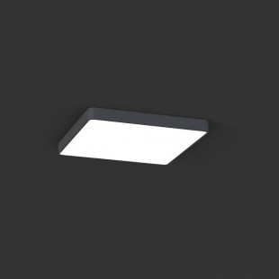 Plafon LED Soft 63x63cm grafitowy Nowodvorski | Minimalizm