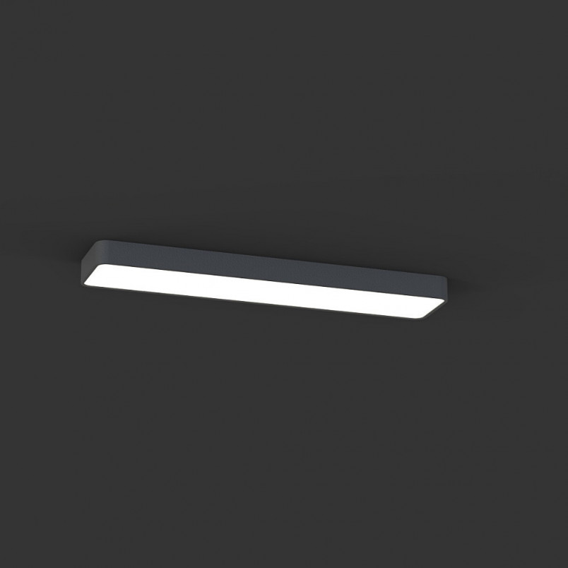 Plafon LED grafitowy Nowodvorski | Minimalistyczny design