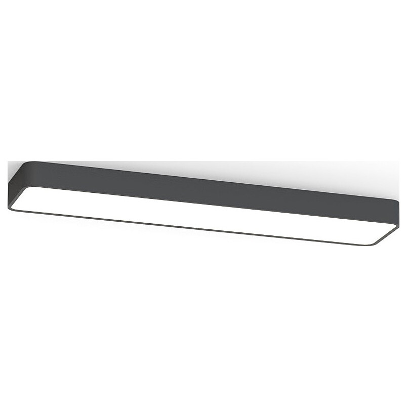 Plafon LED grafitowy Nowodvorski | Minimalistyczny design