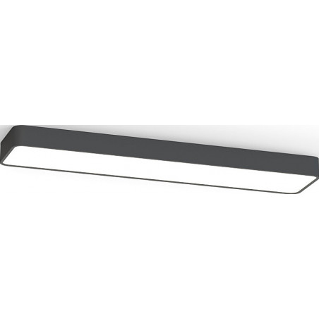 Plafon LED grafitowy Nowodvorski | Minimalistyczny design