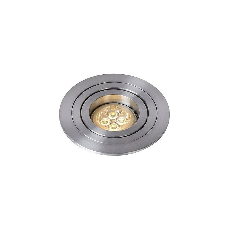 Lampa Tube Round Lucide - Spot LED, Chrom Satynowy | Sklep z Lampami