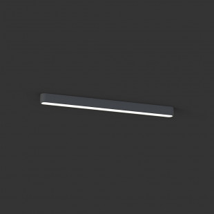 Plafon LED Soft 90x6cm Grafitowy | Nowodvorski - Minimalizm