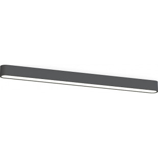 Plafon podłużny minimalistyczny Soft LED 90x6cm grafitowy Nowodvorski