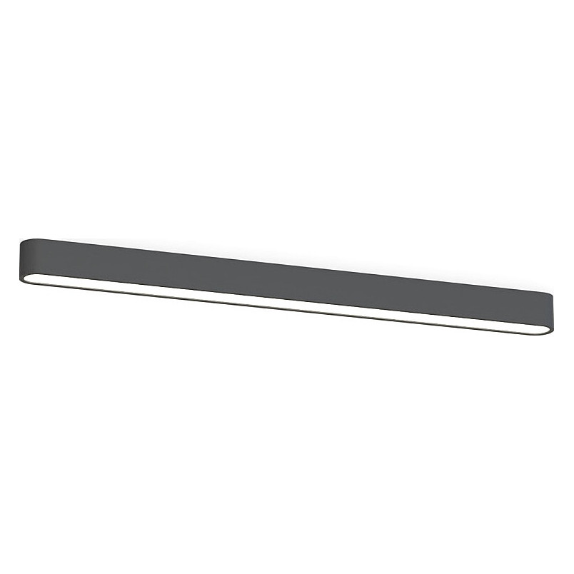 Plafon LED Soft 90x6cm Grafitowy | Nowodvorski - Minimalizm